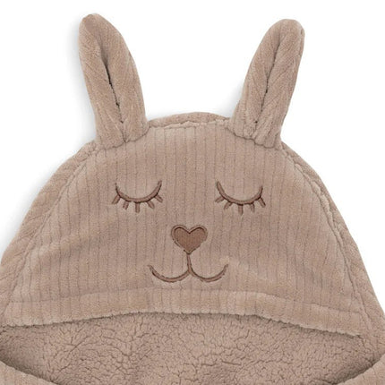Wikkeldeken Bunny Cloudy Rib - Milky Coffee - Babywinkel - 8717329401570