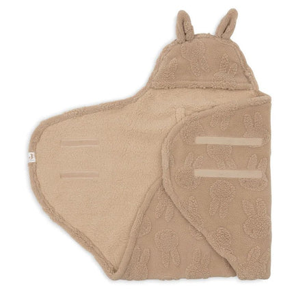 Wikkeldeken Miffy Jacquard Teddy - Biscuit - Babywinkel - 8717329400863
