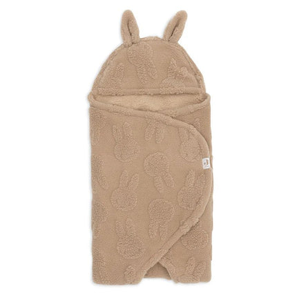 Wikkeldeken Miffy Jacquard Teddy - Biscuit - Babywinkel - 8717329400863