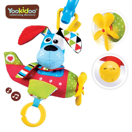 Yookidoo Hangspeeltje Vliegtuig Met Hond koop je bij Babywinkel