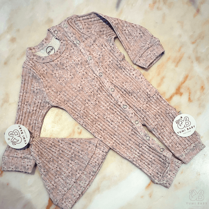 Yumi Baby Baby Mutsje Aquarell Flowers Cream - Yumi Baby - Babywinkel - 8720828346051