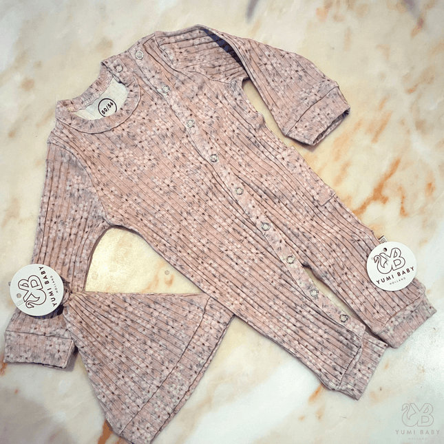 Yumi Baby Baby Mutsje Aquarell Flowers Cream - Yumi Baby - Babywinkel - 8720828346051