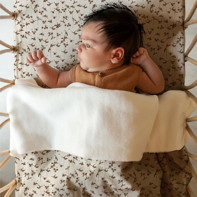 Yumi Baby Wiegdeken Brown Leafs - Yumi Baby - Babywinkel - 8720986050494