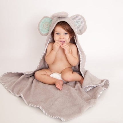 Zoocchini Badjas Baby Elli The Elephant Katoen - Zoocchini - Babywinkel - 855409006326