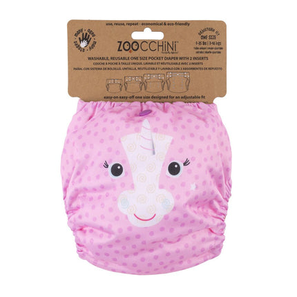 Zoocchini Wasbare Luier Allie The Alicorn Met Extra Inlegstuk - Zoocchini - Babywinkel - 810608031838