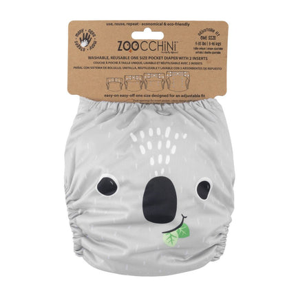 Zoocchini Wasbare Luier Kai The Koala Met Extra Inlegstuk - Babywinkel - 810608031869