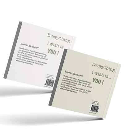 Zwangerschapsboek smoke green - Babywinkel - 9789083307206