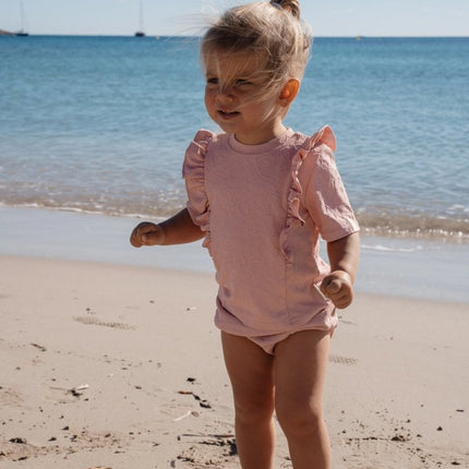 Zwem shirt korte mouwen Dreamy Pink Rose koop je bij Babywinkel