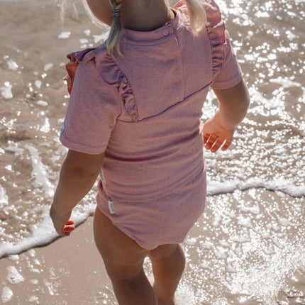 Zwem shirt korte mouwen Dreamy Pink Rose koop je bij Babywinkel