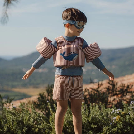 Zwem short Ocean Brown Stripes koop je bij Babywinkel